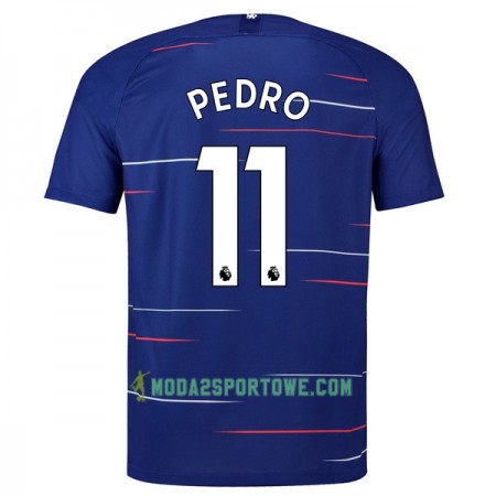 Koszulka Chelsea Pedro 11 Domowe Stroje Piłkarskie 2018/19 Krótki Rękaw